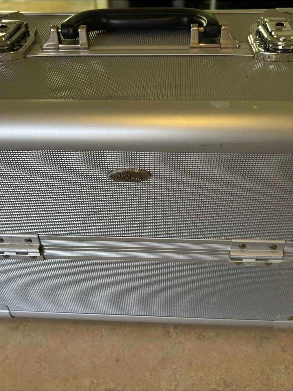 Sephora Silver Makeup Case